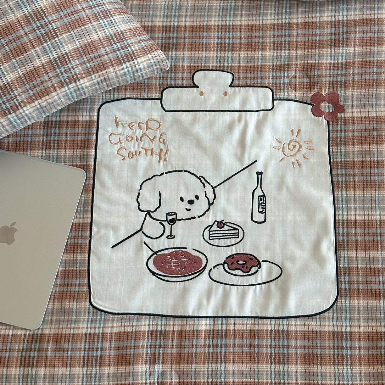 91家纺网 家纺一手货源 找家纺 一加一 2026新款全棉纯棉双层纱贴布绣大豆夏被夏凉被空调被-格格乐园 松饼小熊