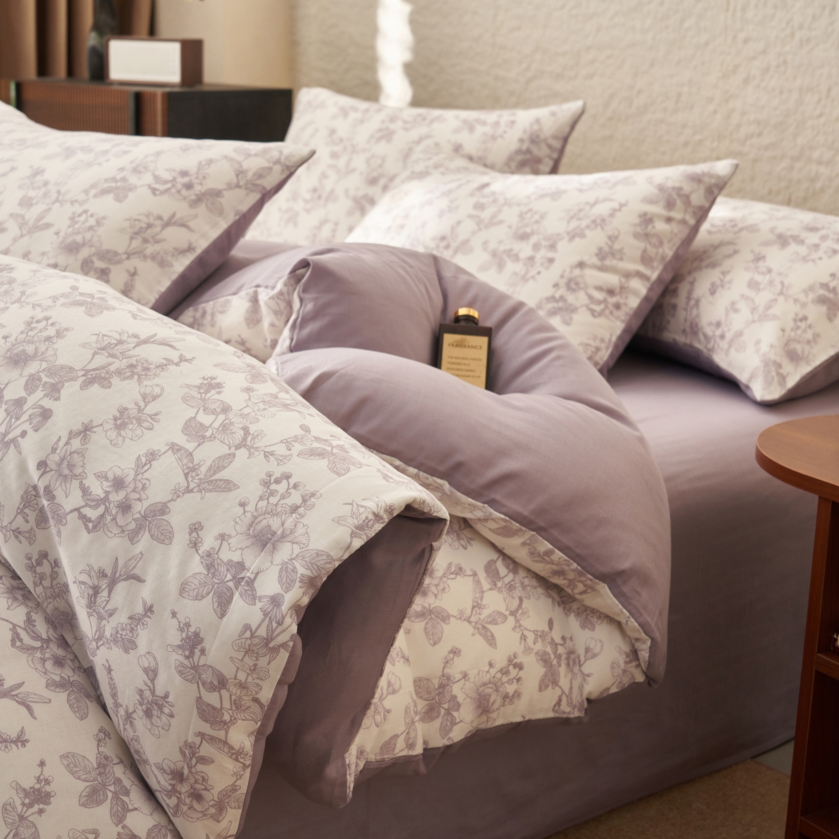 91家纺网 家纺一手货源 找家纺 （总）早晨家纺 2026新款全棉双层纱四件套水洗棉法式复古纯棉床上用品