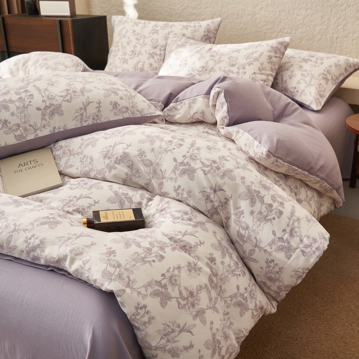 91家纺网 家纺一手货源 找家纺 （总）早晨家纺 2026新款全棉双层纱四件套水洗棉法式复古纯棉床上用品