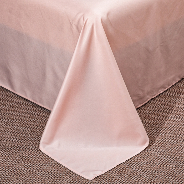 91家纺网 家纺一手货源 找家纺 优美 2026新款简单款水洗提花四件套 蝶之恋-淡玉