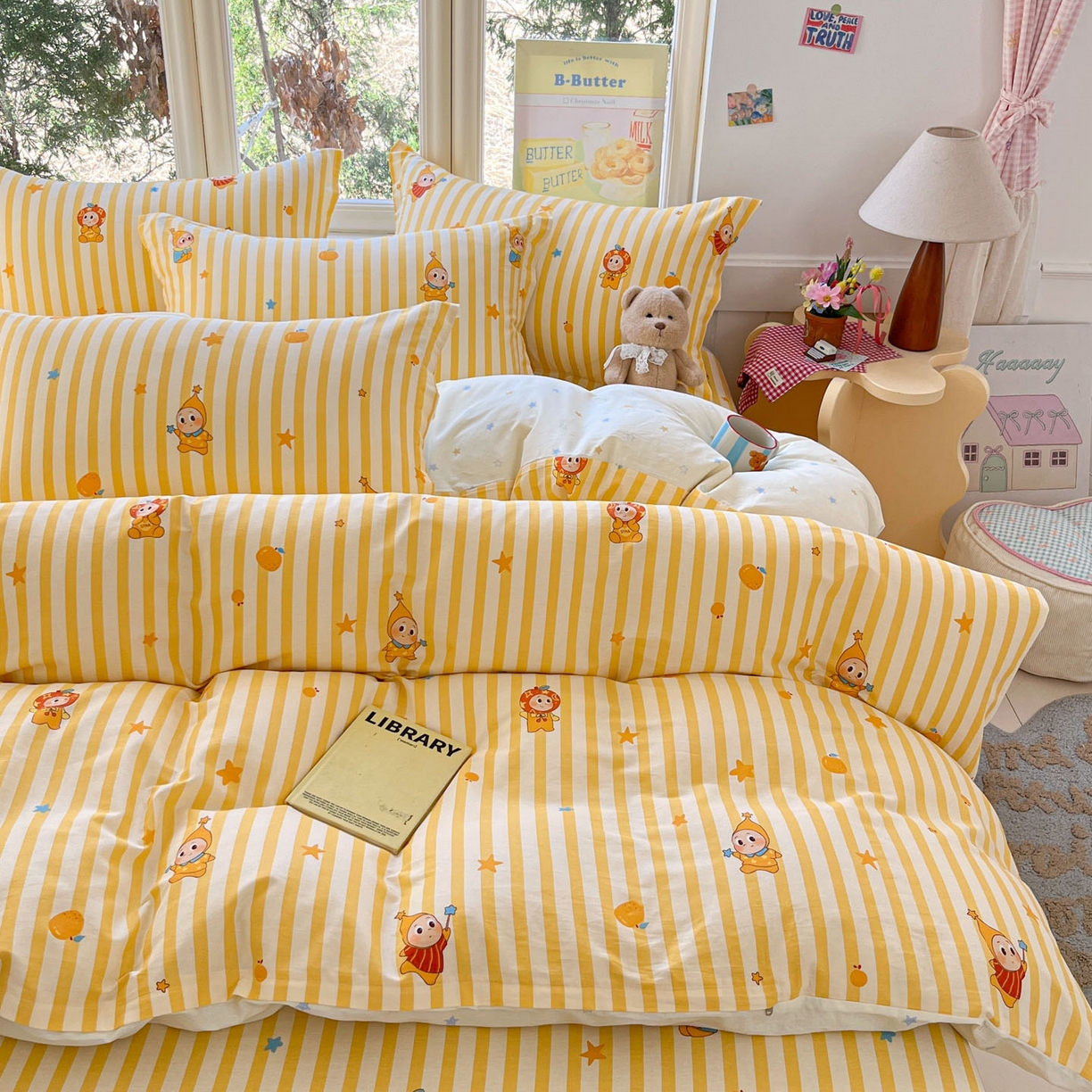 91家纺网 家纺一手货源 找家纺 （总）莱通家纺 2026春夏新款12868全棉印花四件套单品系列二-四件套提供买家秀，预留缩水率）