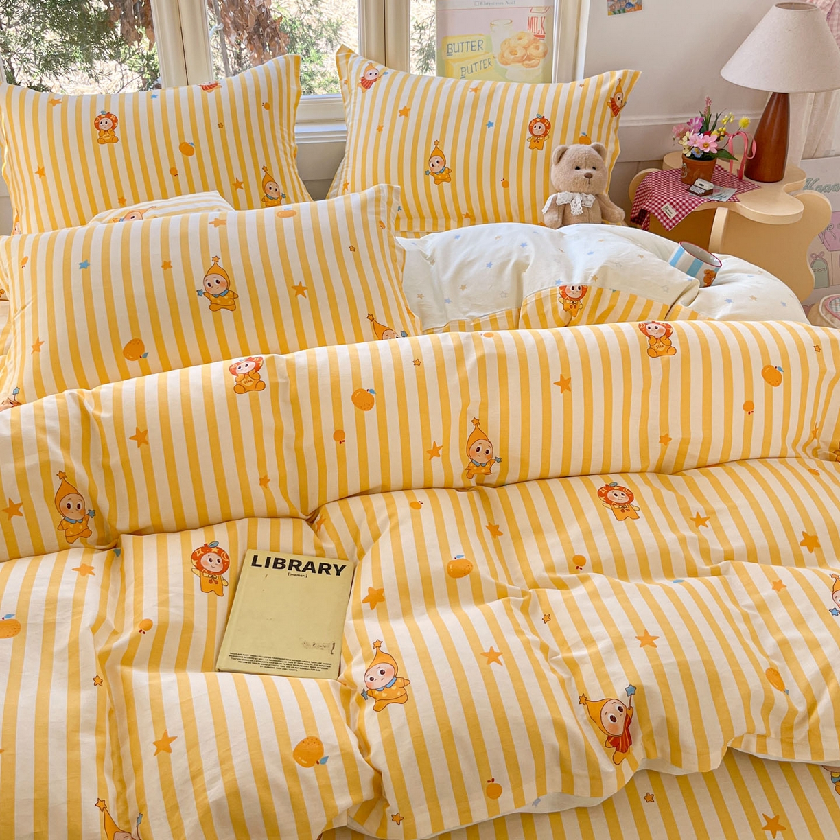 91家纺网 家纺一手货源 找家纺 （总）莱通家纺 2026春夏新款12868全棉印花四件套单品系列二-四件套提供买家秀，预留缩水率）