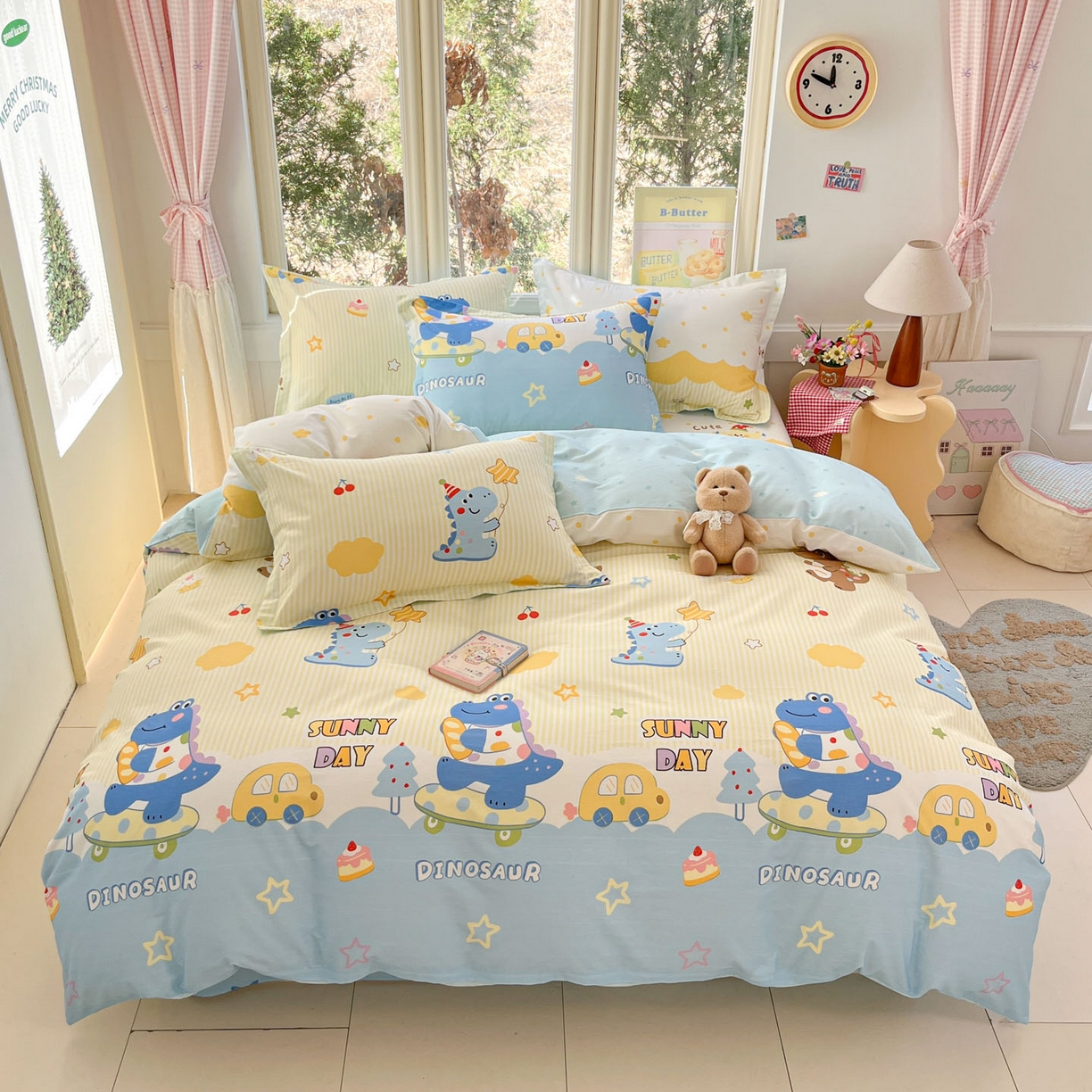 91家纺网 家纺一手货源 找家纺 （总）莱通家纺 2026春夏新款12868全棉印花四件套单品系列二-四件套提供买家秀，预留缩水率）