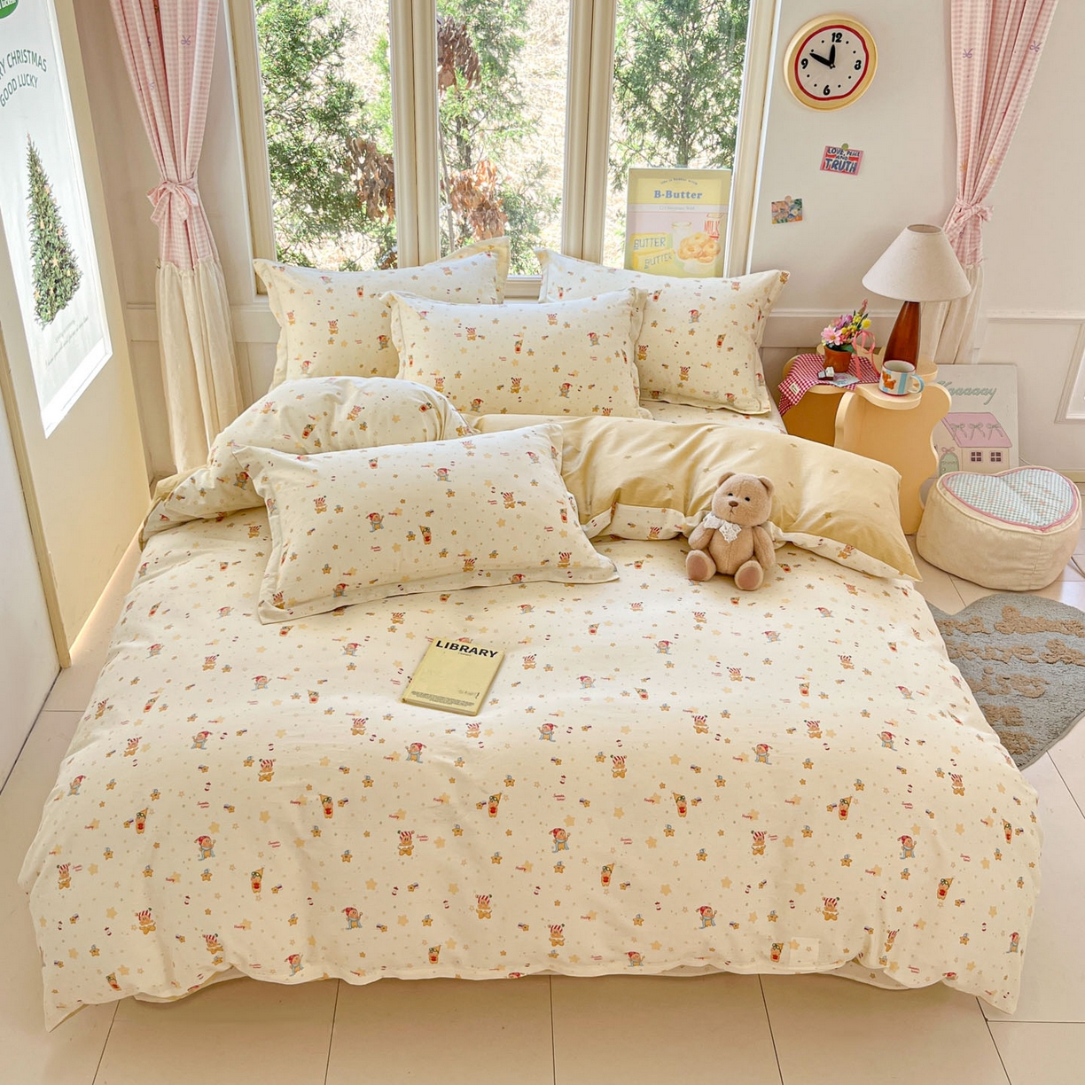 91家纺网 家纺一手货源 找家纺 莱通家纺 2026春夏新款12868全棉印花四件套单品系列二-四件套提供买家秀，预留缩水率） 小町的家