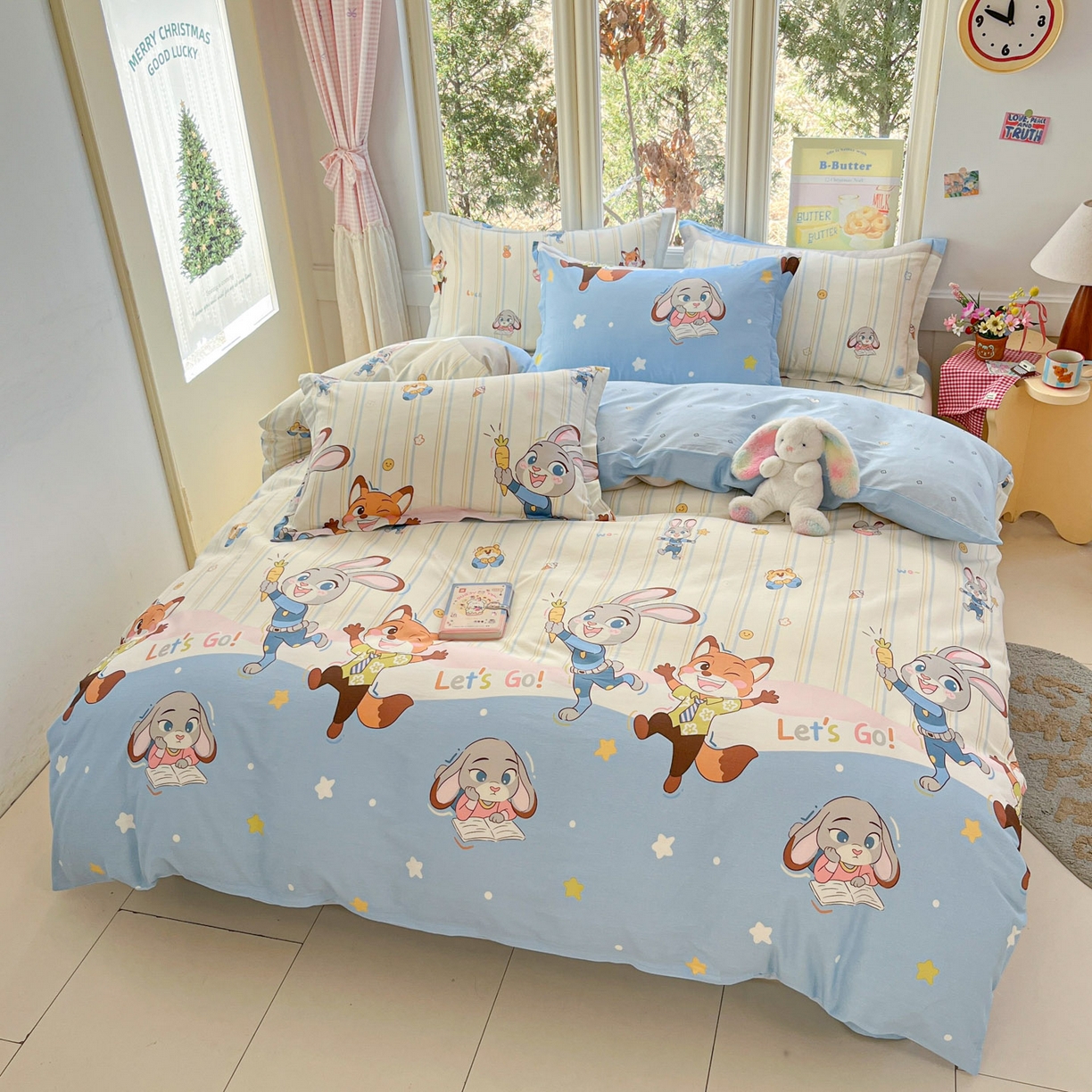 91家纺网 家纺一手货源 找家纺 莱通家纺 2026春夏新款12868全棉印花四件套单品系列二-四件套提供买家秀，预留缩水率） 狂野秘境