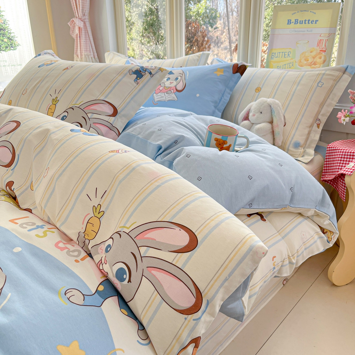 91家纺网 家纺一手货源 找家纺 莱通家纺 2026春夏新款12868全棉印花四件套单品系列二-四件套提供买家秀，预留缩水率） 狂野秘境