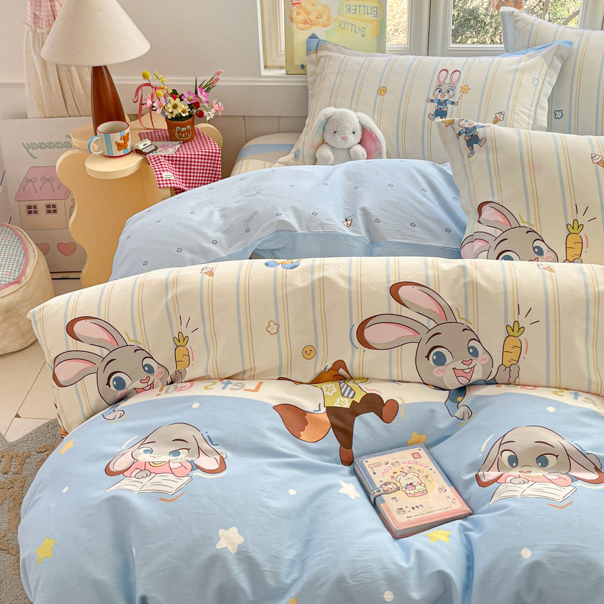 91家纺网 家纺一手货源 找家纺 莱通家纺 2026春夏新款12868全棉印花四件套单品系列二-四件套提供买家秀，预留缩水率） 狂野秘境