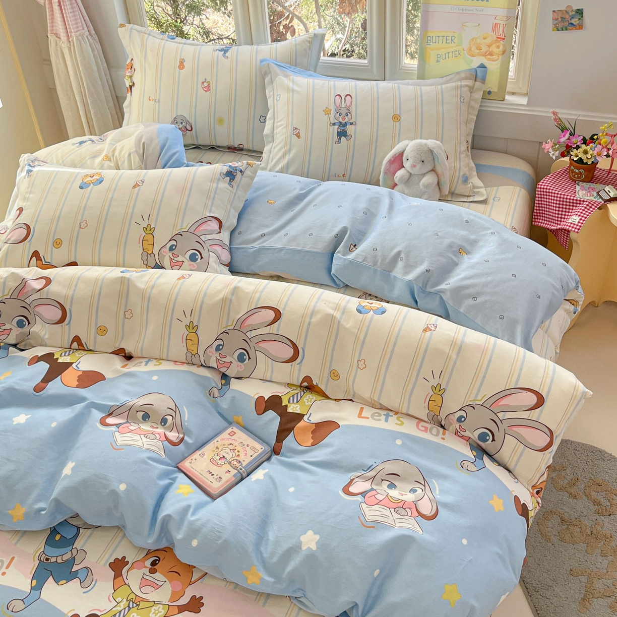 91家纺网 家纺一手货源 找家纺 莱通家纺 2026春夏新款12868全棉印花四件套单品系列二-四件套提供买家秀，预留缩水率） 狂野秘境