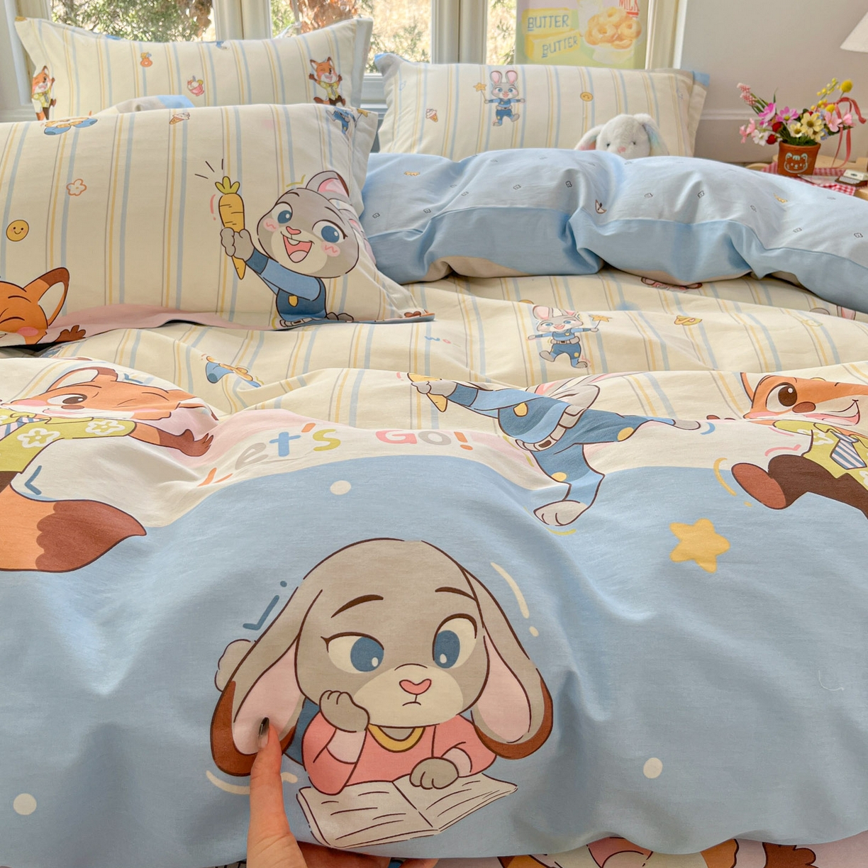 91家纺网 家纺一手货源 找家纺 莱通家纺 2026春夏新款12868全棉印花四件套单品系列二-四件套提供买家秀，预留缩水率） 狂野秘境