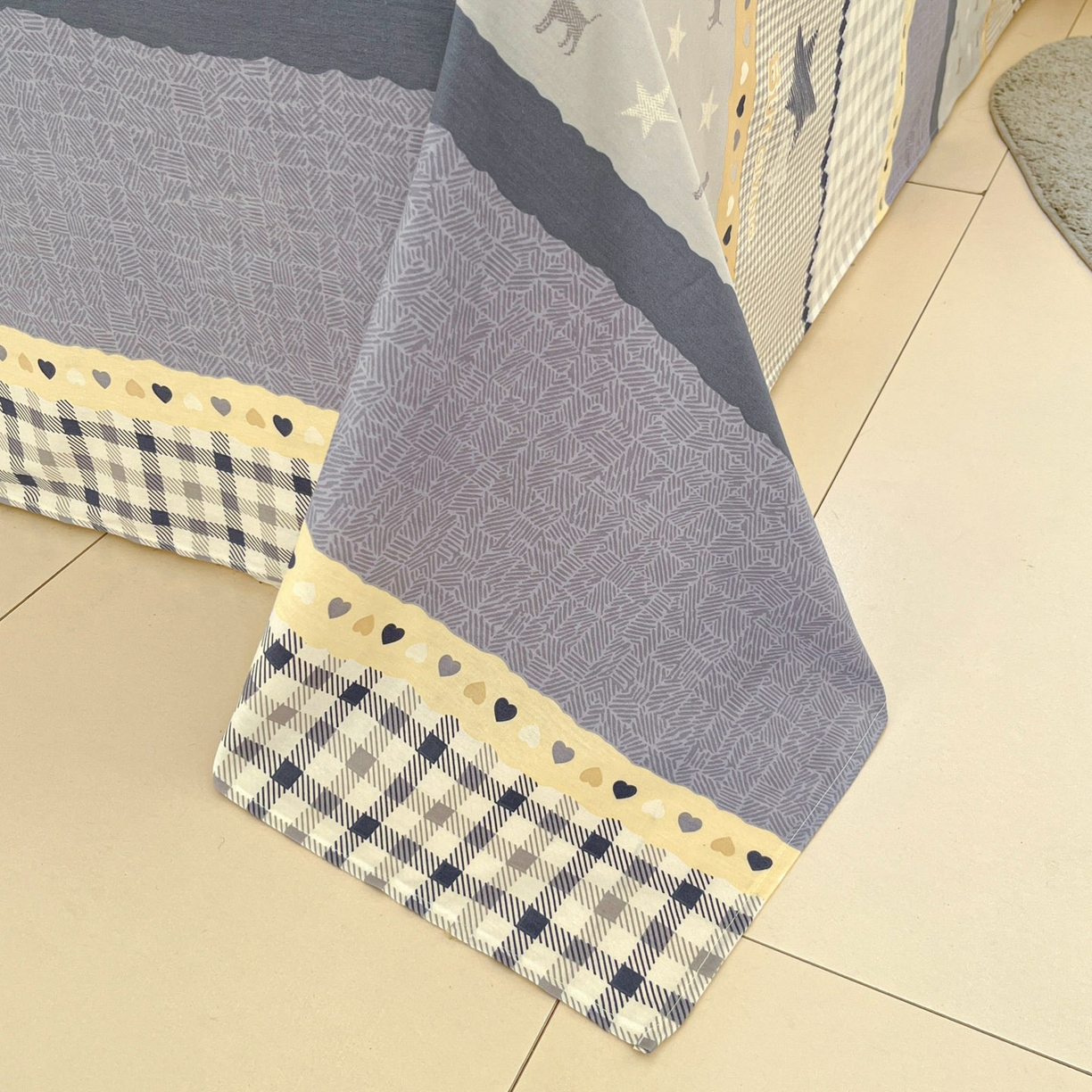 91家纺网 家纺一手货源 找家纺 莱通家纺 2026春夏新款12868全棉印花四件套单品系列二-四件套提供买家秀，预留缩水率） 蓝星语