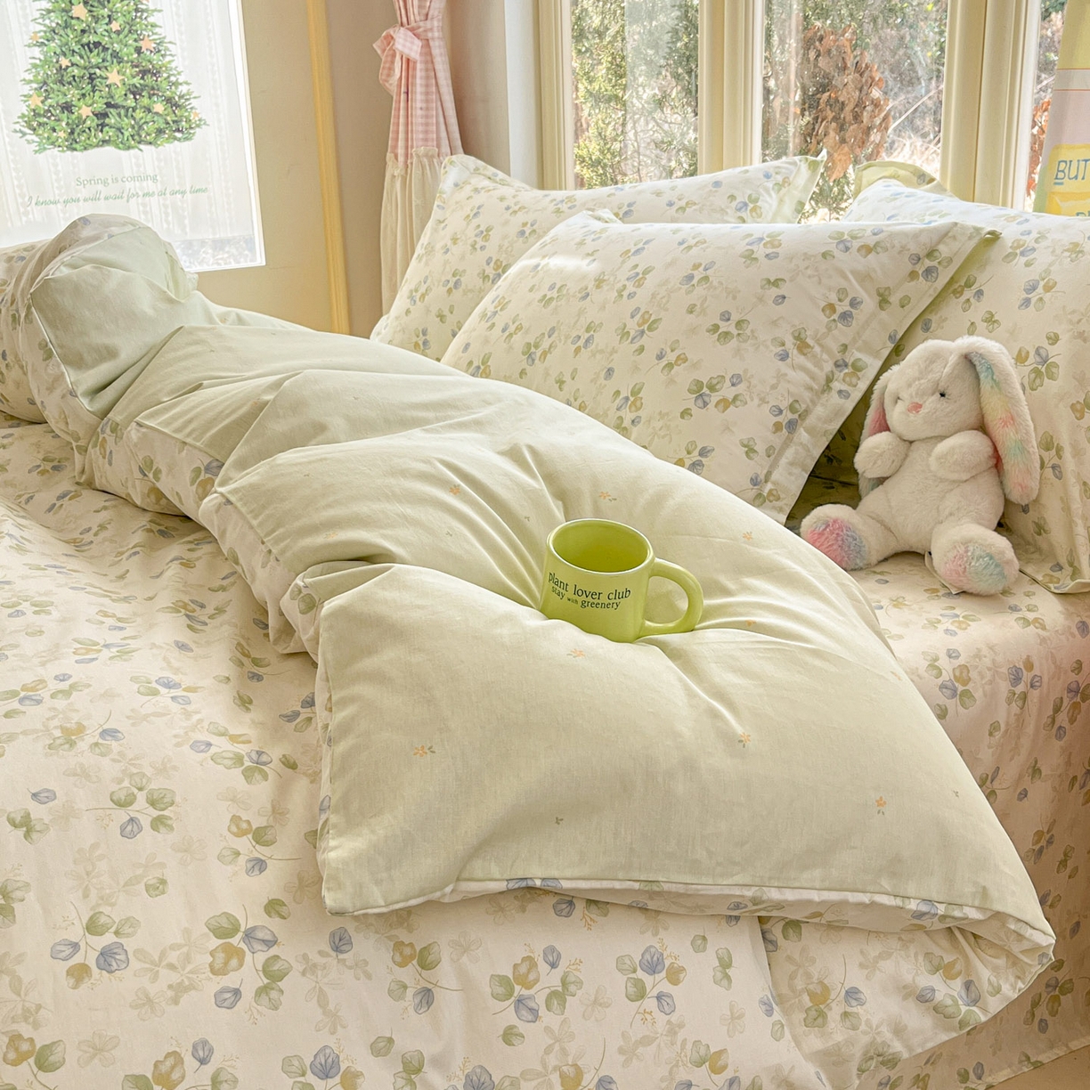 91家纺网 家纺一手货源 找家纺 莱通家纺 2026春夏新款12868全棉印花四件套单品系列二-四件套提供买家秀，预留缩水率） 青岚语