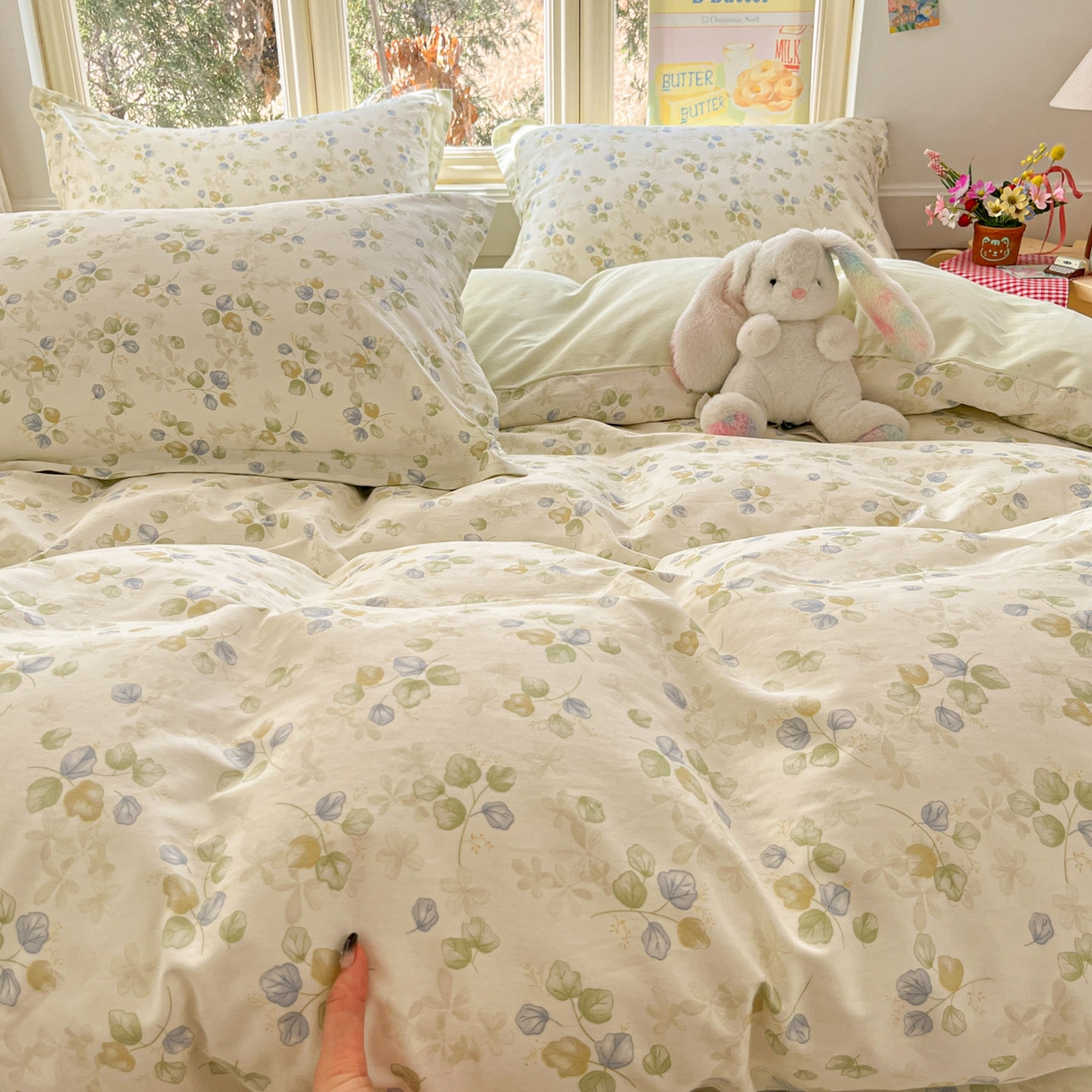 91家纺网 家纺一手货源 找家纺 莱通家纺 2026春夏新款12868全棉印花四件套单品系列二-四件套提供买家秀，预留缩水率） 青岚语