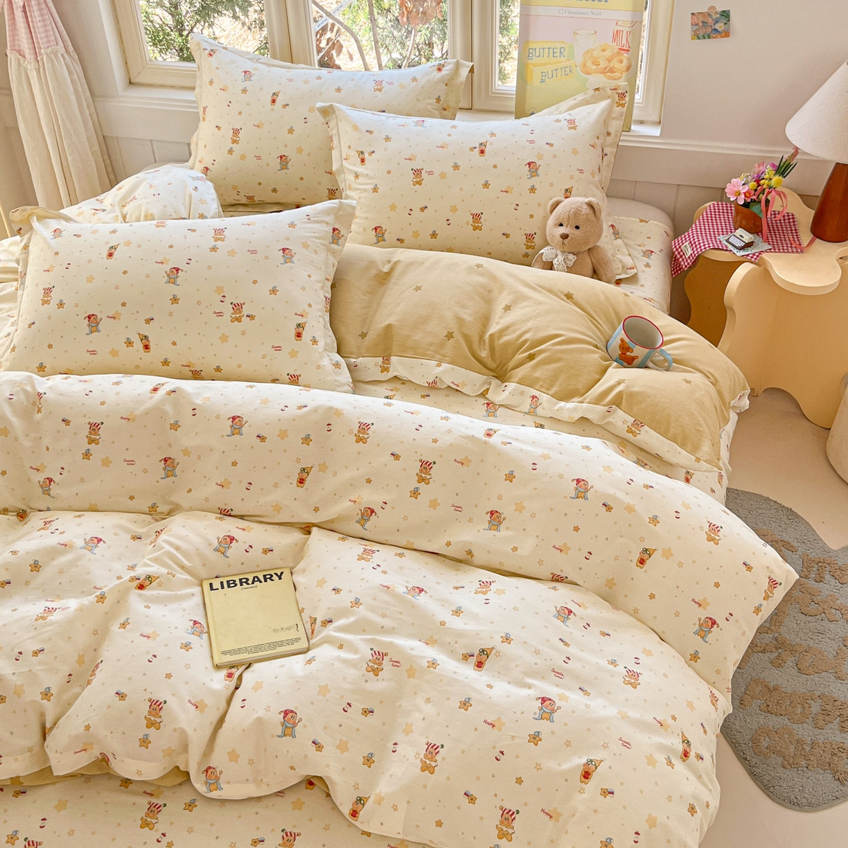 91家纺网 家纺一手货源 找家纺 莱通家纺 2026春夏新款12868全棉印花四件套单品系列二-四件套提供买家秀，预留缩水率） 小町的家