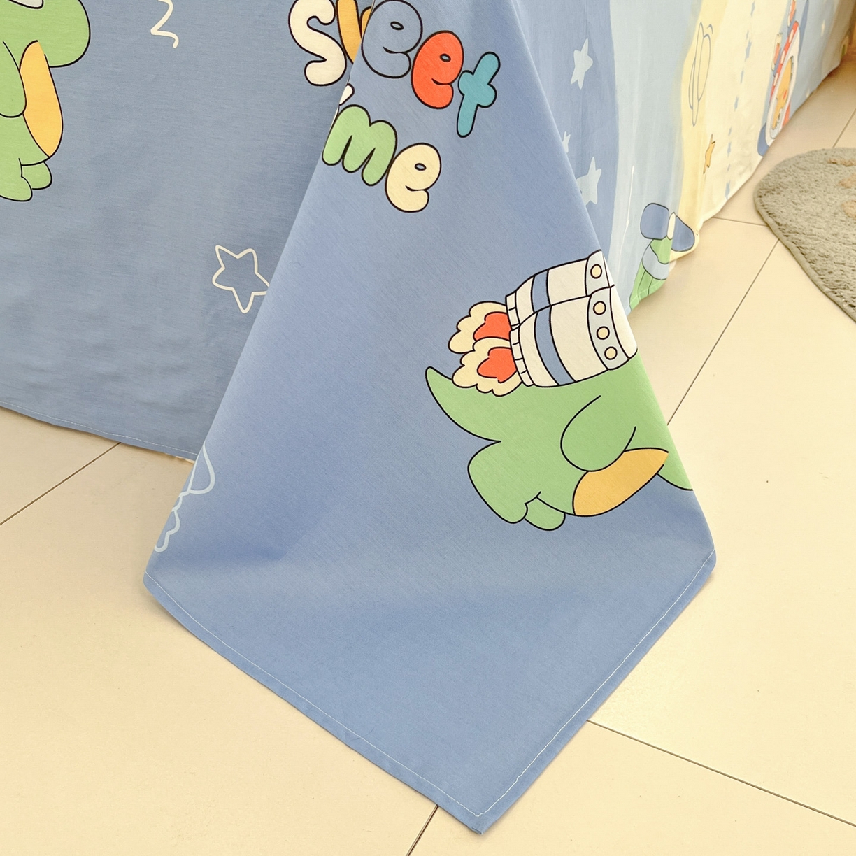 91家纺网 家纺一手货源 找家纺 莱通家纺 2026春夏新款12868全棉印花四件套单品系列二-四件套提供买家秀，预留缩水率） 星际天空龙