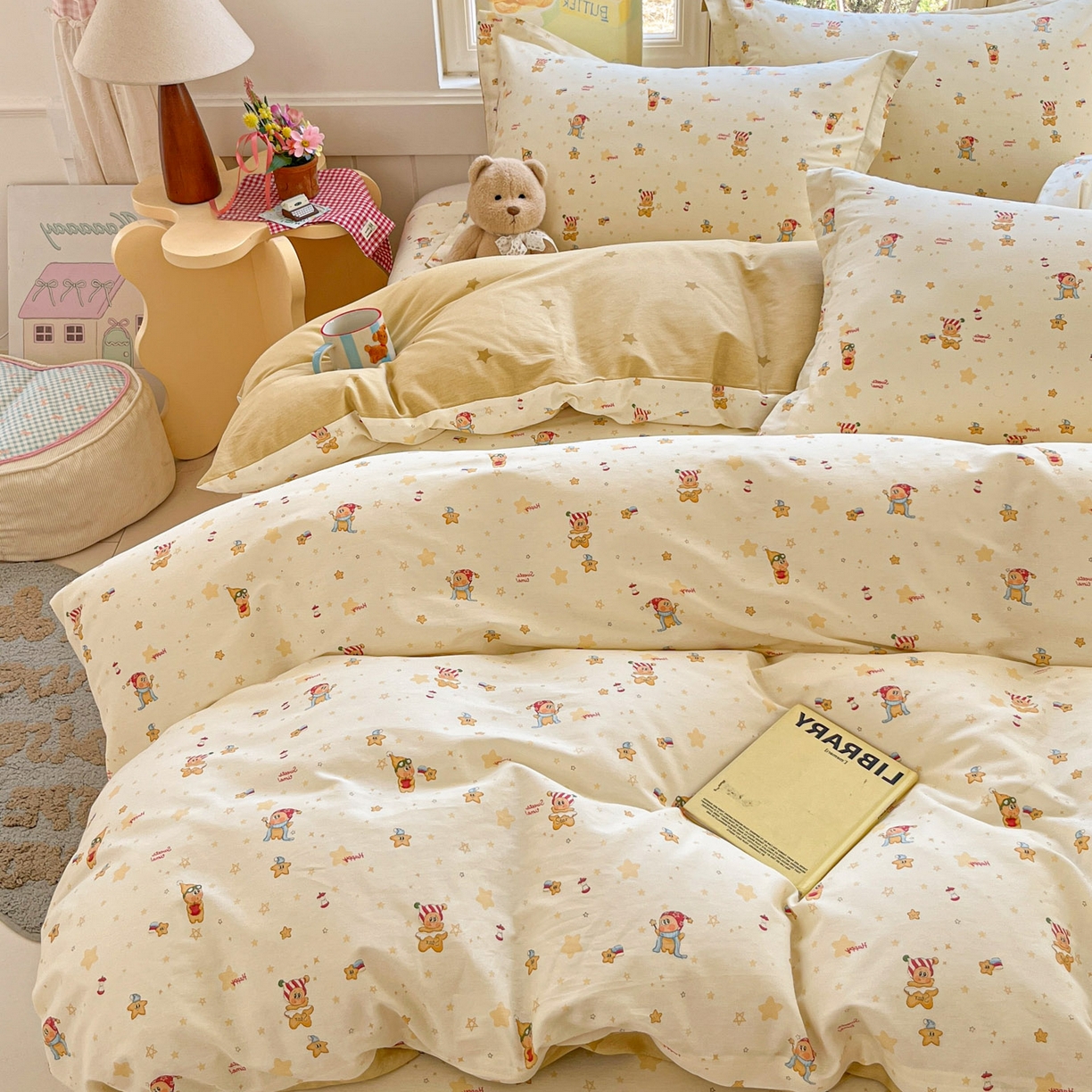 91家纺网 家纺一手货源 找家纺 莱通家纺 2026春夏新款12868全棉印花四件套单品系列二-单被套提供买家秀，预留缩水率） 小町的家