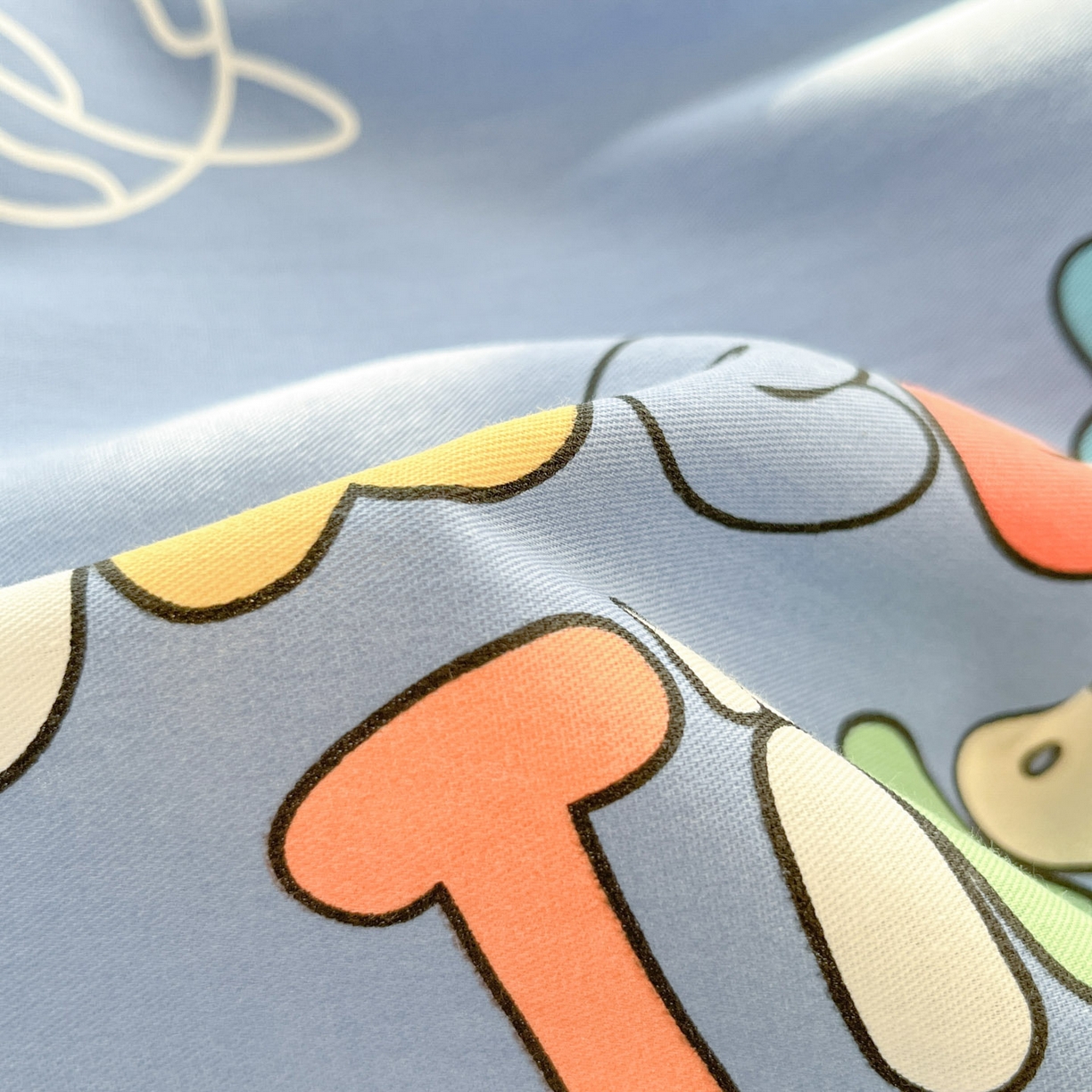 91家纺网 家纺一手货源 找家纺 莱通家纺 2026春夏新款12868全棉印花四件套单品系列二-单被套提供买家秀，预留缩水率） 星际天空龙