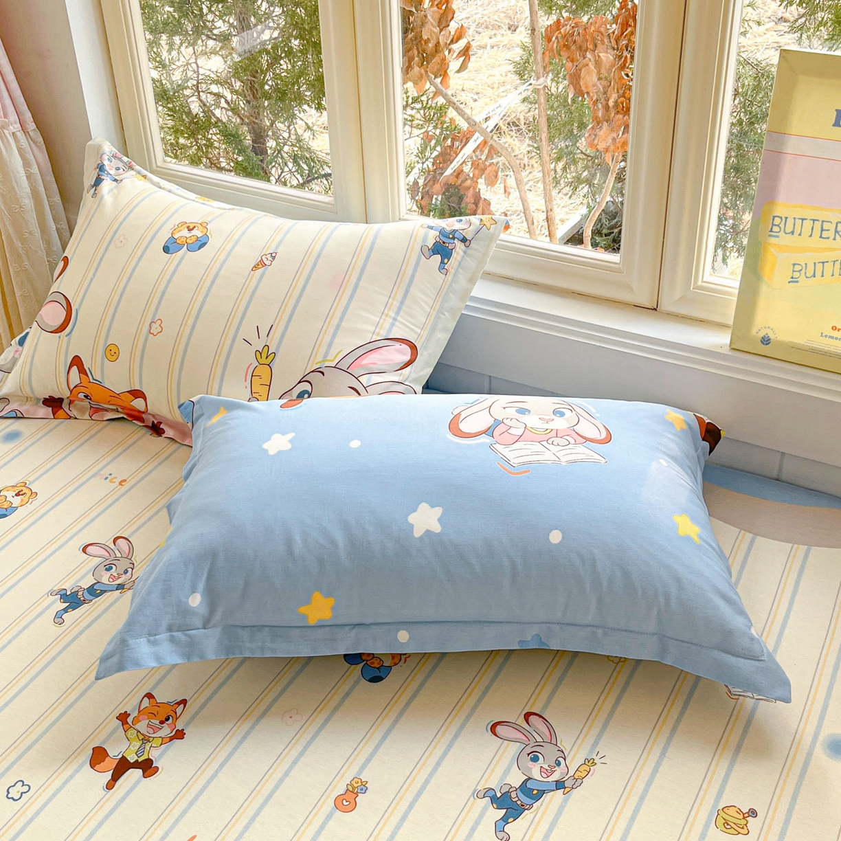 91家纺网 家纺一手货源 找家纺 莱通家纺 2026春夏新款12868全棉印花四件套单品系列二-单床单 狂野秘境