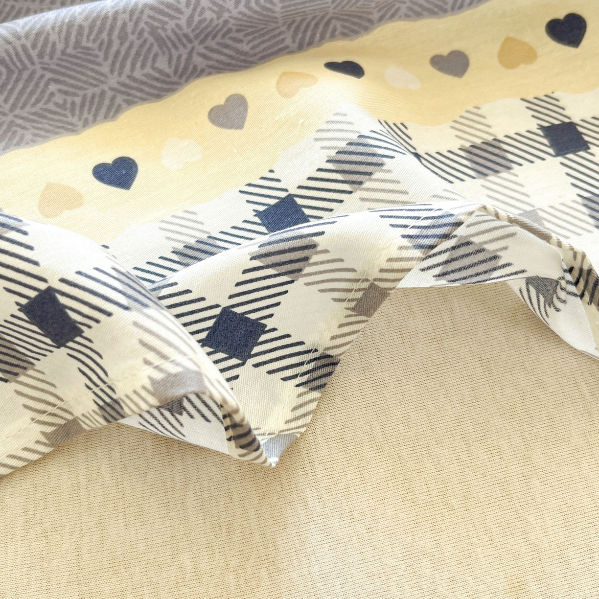 91家纺网 家纺一手货源 找家纺 莱通家纺 2026春夏新款12868全棉印花四件套单品系列二-单床单 蓝星语