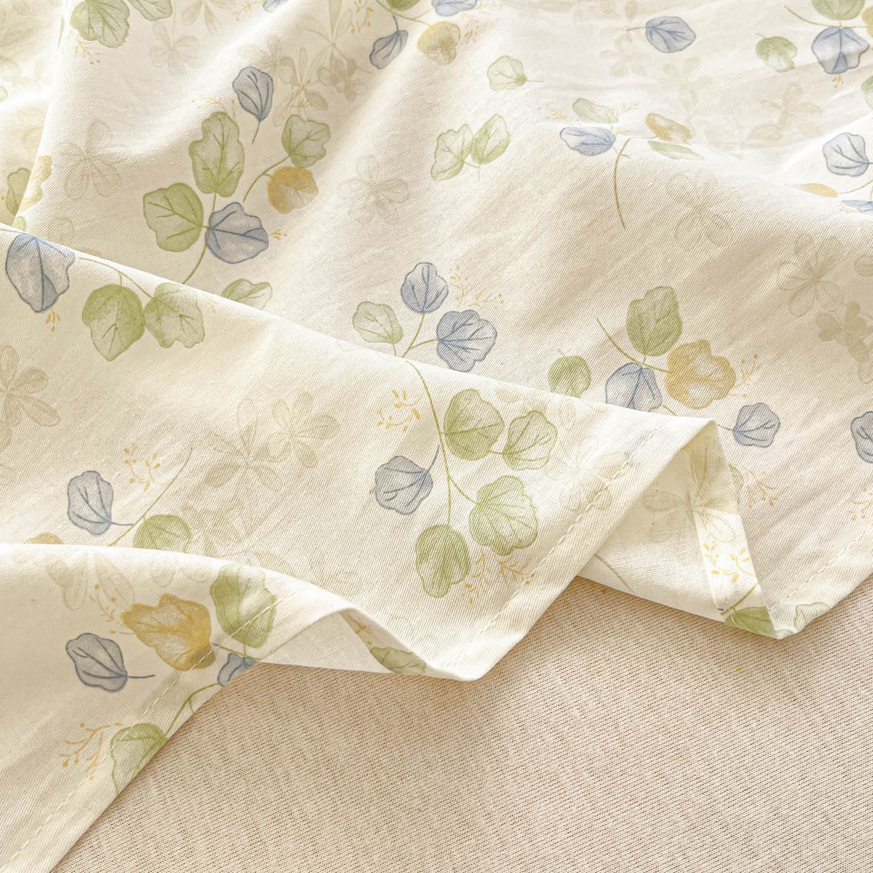 91家纺网 家纺一手货源 找家纺 莱通家纺 2026春夏新款12868全棉印花四件套单品系列二-单床单 青岚语