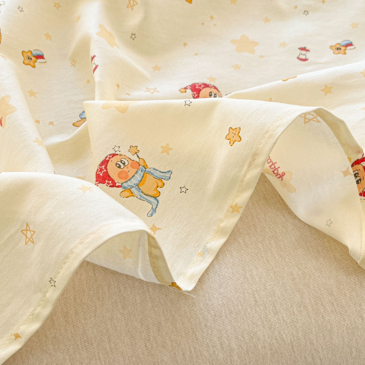 91家纺网 家纺一手货源 找家纺 莱通家纺 2026春夏新款12868全棉印花四件套单品系列二-单床单 小町的家