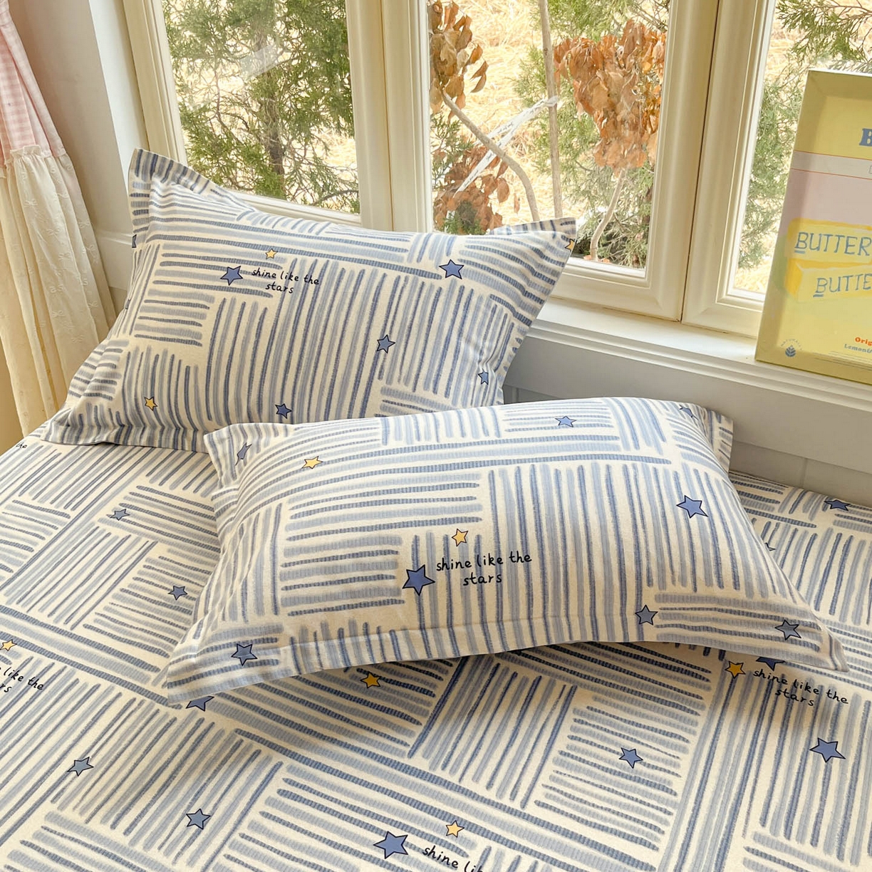 91家纺网 家纺一手货源 找家纺 莱通家纺 2026春夏新款12868全棉印花四件套单品系列二-单床单 星织影