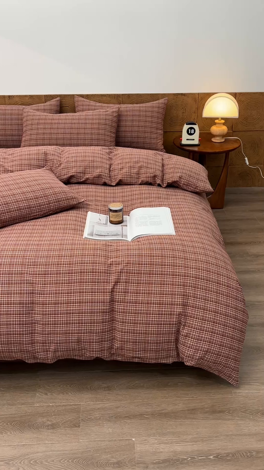 91家纺网 家纺一手货源 找家纺 （总）金艾草 2026新款全棉纯棉水洗棉四件套床单款-复古风格