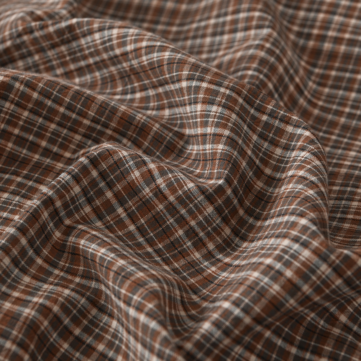 91家纺网 家纺一手货源 找家纺 金艾草 2026新款全棉纯棉水洗棉四件套床单款-复古风格 沉香-咖色