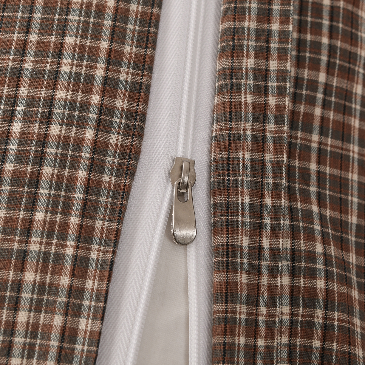 91家纺网 家纺一手货源 找家纺 金艾草 2026新款全棉纯棉水洗棉四件套床单款-复古风格 沉香-咖色