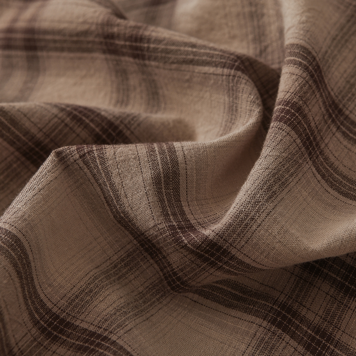 91家纺网 家纺一手货源 找家纺 金艾草 2026新款全棉纯棉水洗棉四件套床单款-复古风格 芳菲-咖