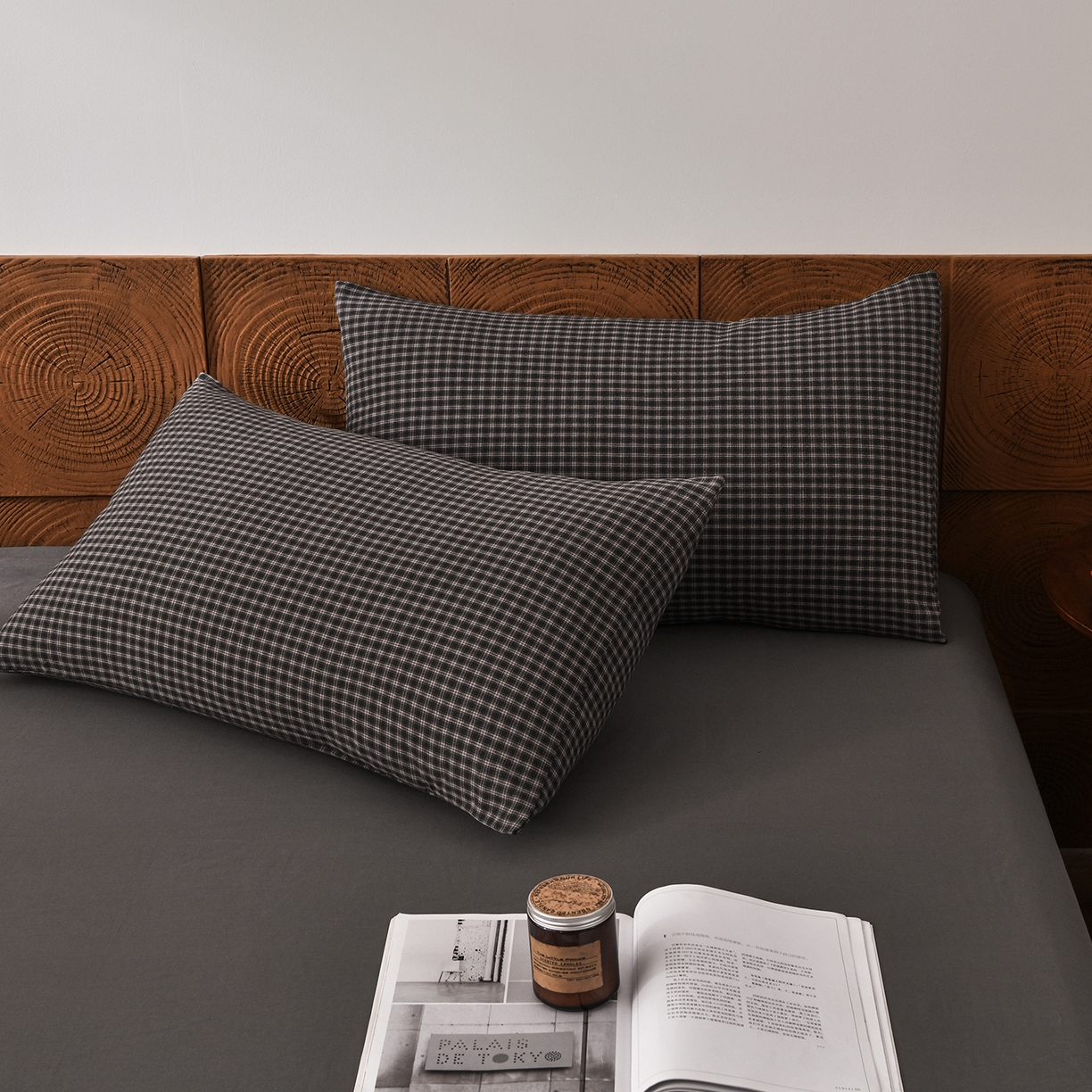 91家纺网 家纺一手货源 找家纺 金艾草 2026新款全棉纯棉水洗棉四件套床单款-复古风格 关山月-灰