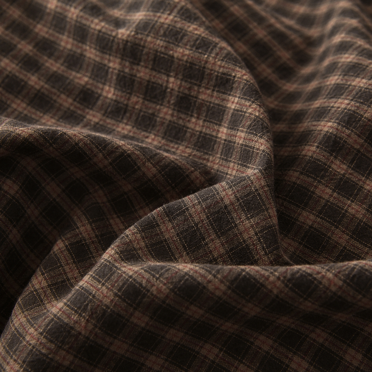 91家纺网 家纺一手货源 找家纺 金艾草 2026新款全棉纯棉水洗棉四件套床单款-复古风格 关山月-咖