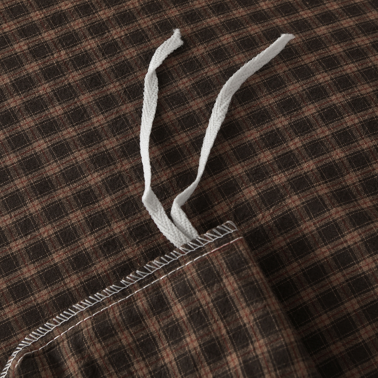 91家纺网 家纺一手货源 找家纺 金艾草 2026新款全棉纯棉水洗棉四件套床单款-复古风格 关山月-咖