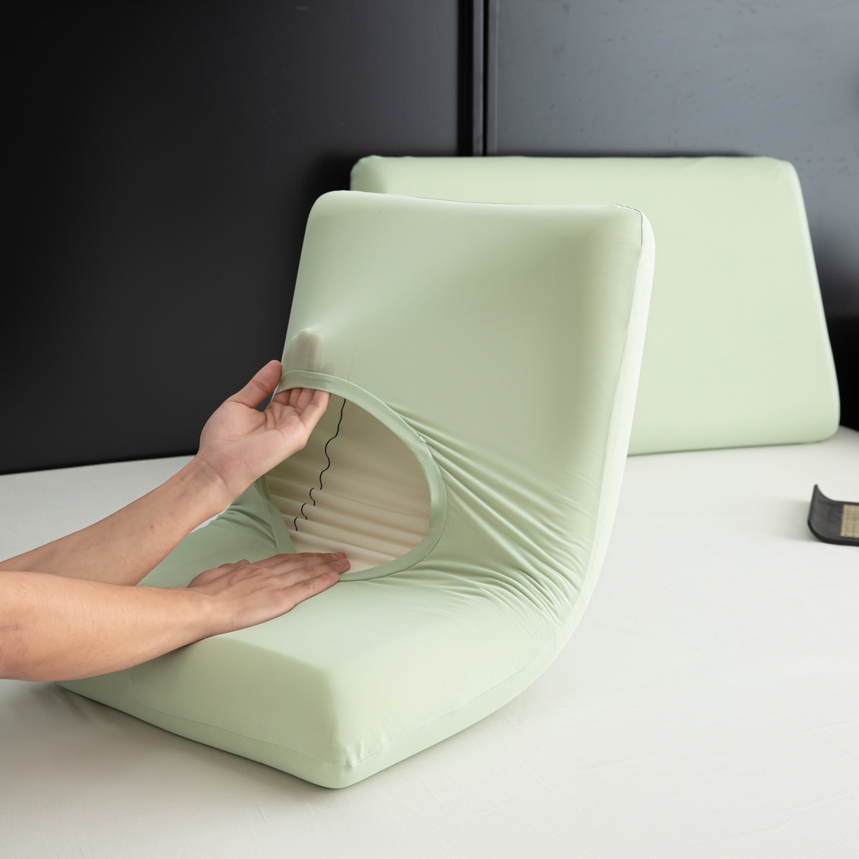 91家纺网 家纺一手货源 找家纺 （总）慕尚家纺 2026新款升级款锦纶冰皮枕套