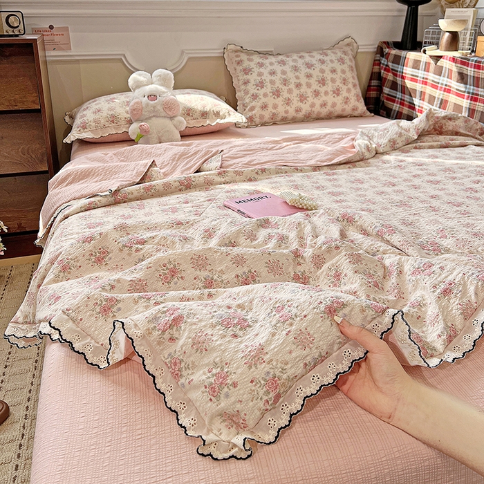 91家纺网 家纺一手货源 找家纺 （总）梦莱斯 2026新款印花夏被四件套