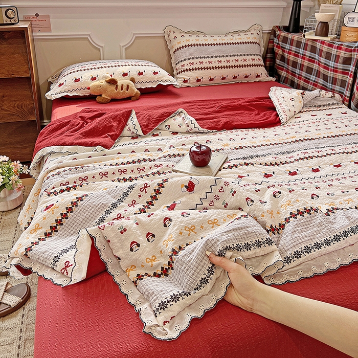 91家纺网 家纺一手货源 找家纺 （总）梦莱斯 2026新款印花夏被四件套