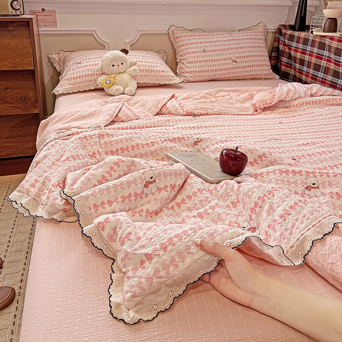 91家纺网 家纺一手货源 找家纺 （总）梦莱斯 2026新款印花夏被四件套