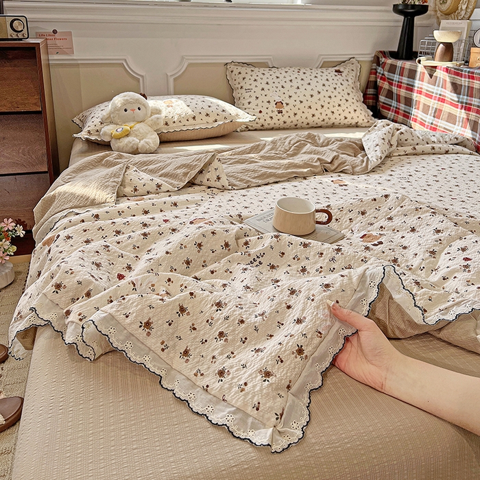 91家纺网 家纺一手货源 找家纺 （总）梦莱斯 2026新款印花夏被四件套