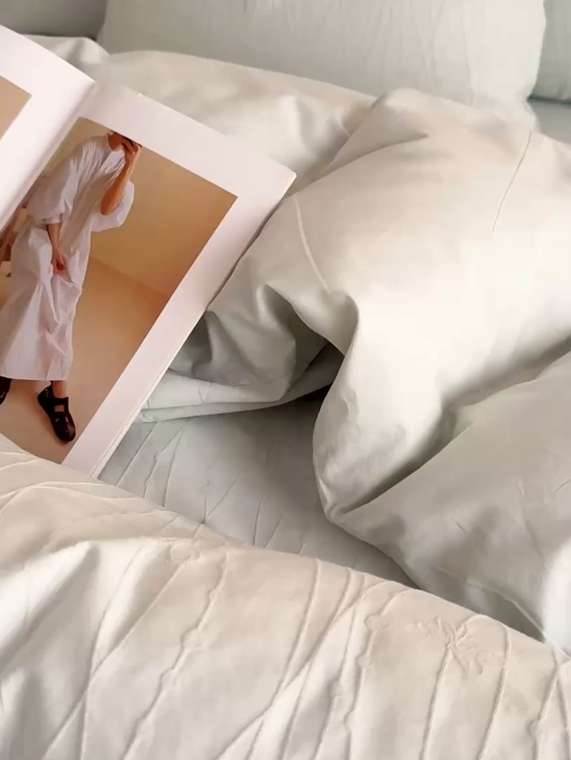 91家纺网 家纺一手货源 找家纺 灰鲸 2026新款全棉纯棉厚织贡缎大提花四件套 如梦-蒂夫蓝