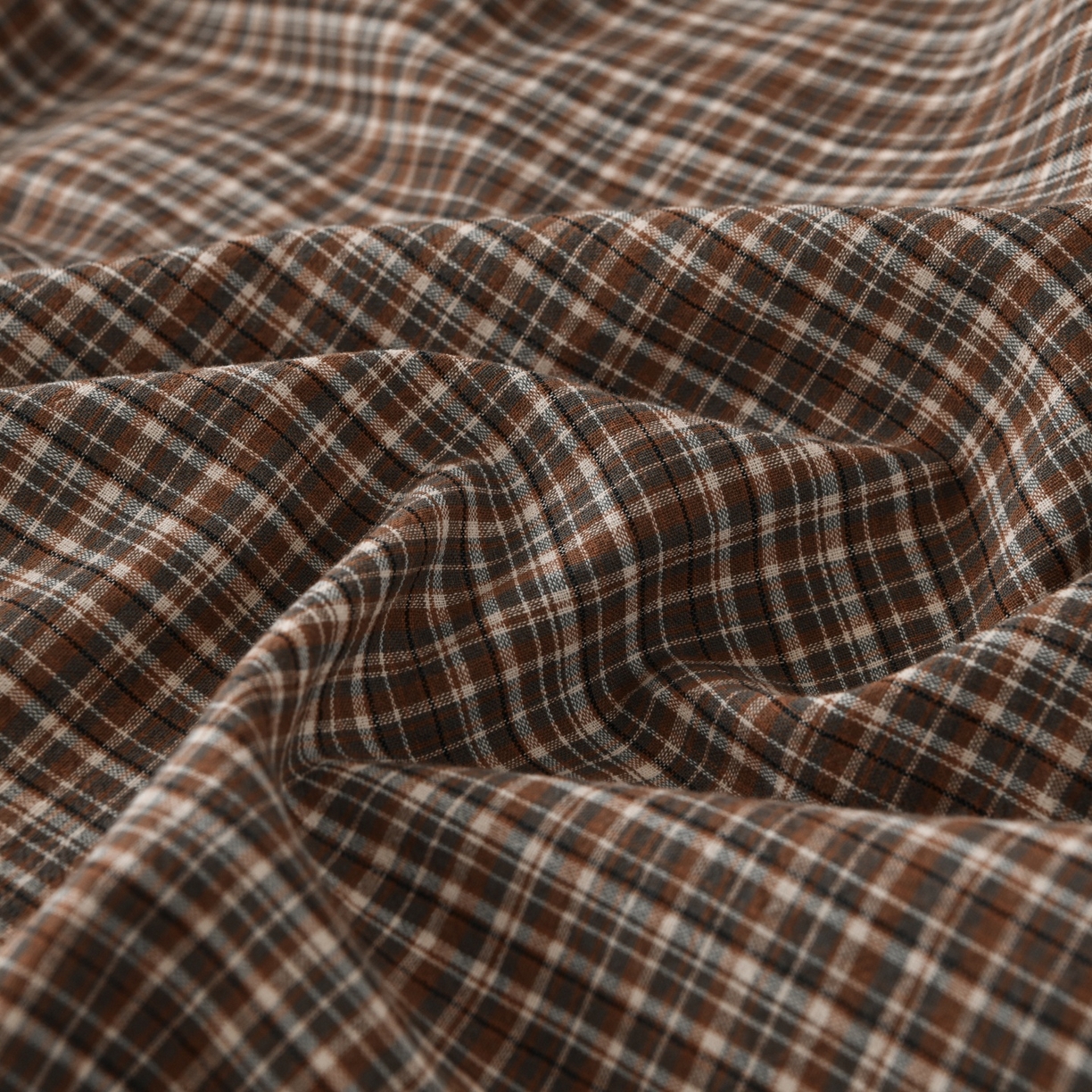 91家纺网 家纺一手货源 找家纺 金艾草 2026春夏新款全棉纯棉色织水洗棉床盖四件套 沉香-咖色