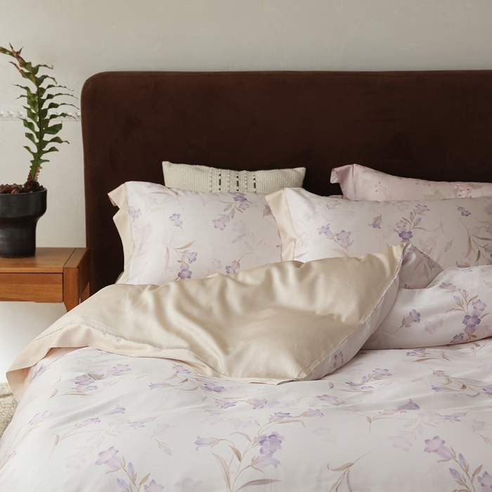 91家纺网 家纺一手货源 找家纺 （总）ROZ home 蕊姿家居 2026春夏新款60s天丝棉数码印花四件套