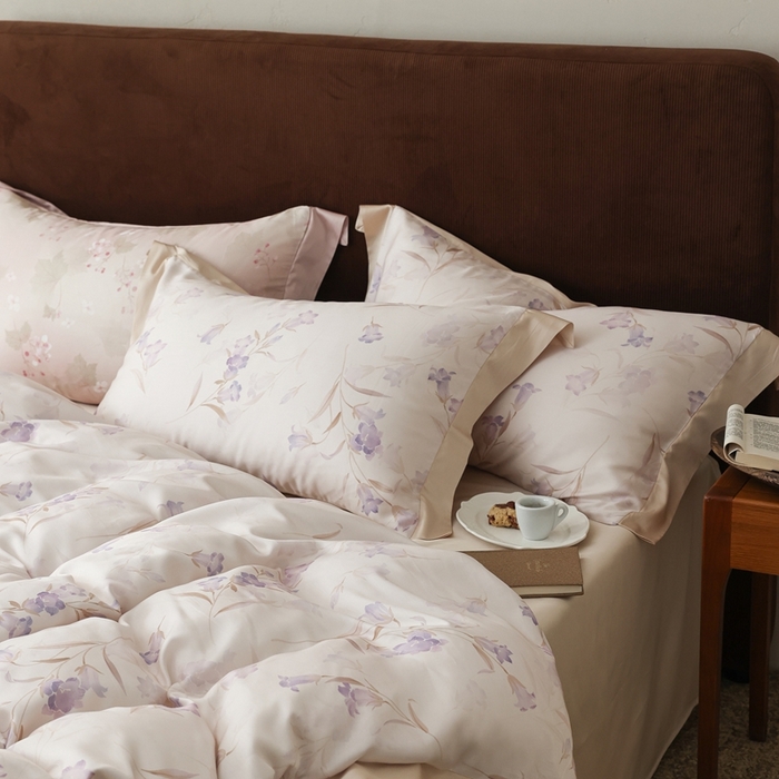 91家纺网 家纺一手货源 找家纺 （总）ROZ home 蕊姿家居 2026春夏新款60s天丝棉数码印花四件套