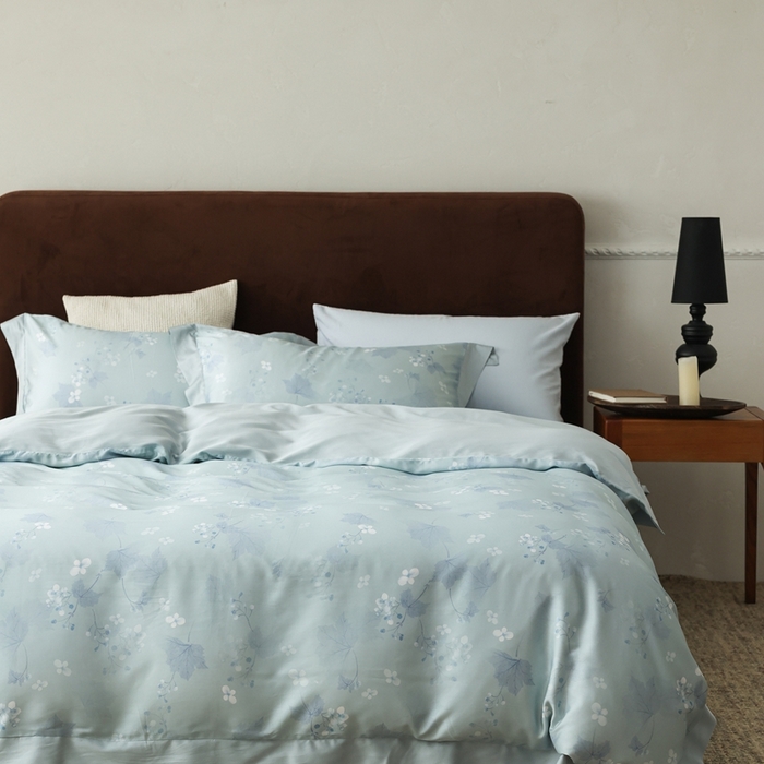 ROZ home 蕊姿家居 2026春夏新款60s天丝棉数码印花四件套 秋海棠 山岚