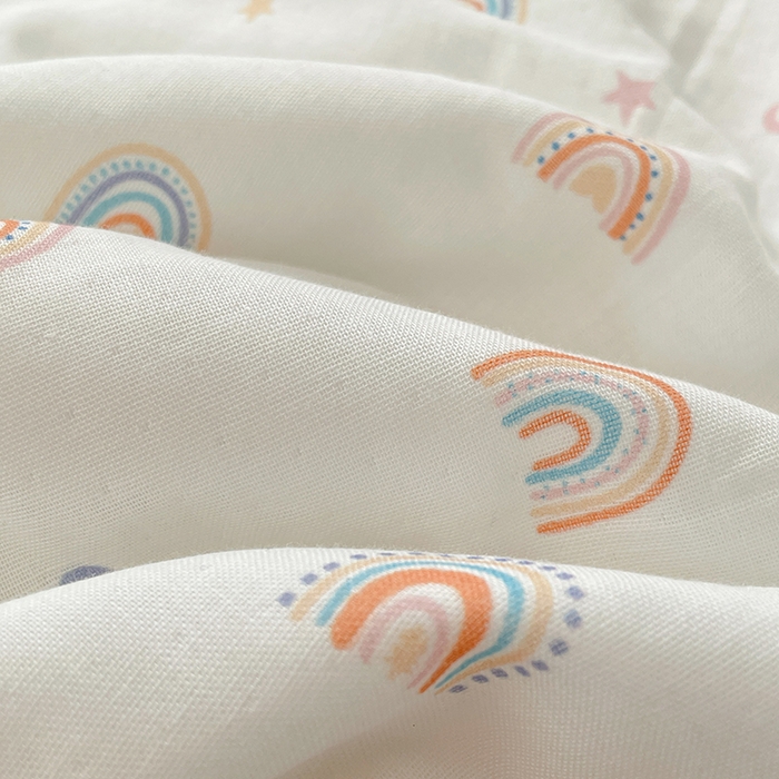 91家纺网 家纺一手货源 找家纺 （总）yyds网供 2026新款A类法式花卉小清新全棉纯棉双层纱花边夏被夏凉被空调被