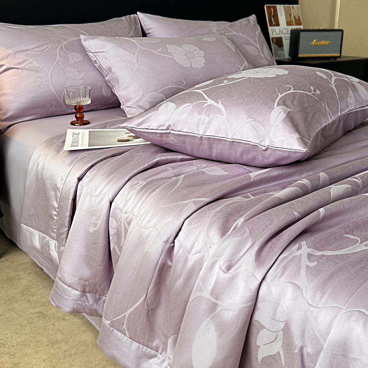 91家纺网 家纺一手货源 找家纺 （总）乐家毛巾被（工厂自产自销） 2026春夏新款全棉60S长绒棉立体厚织提花整张棉花夏被四件套单夏被枕套夏凉被空