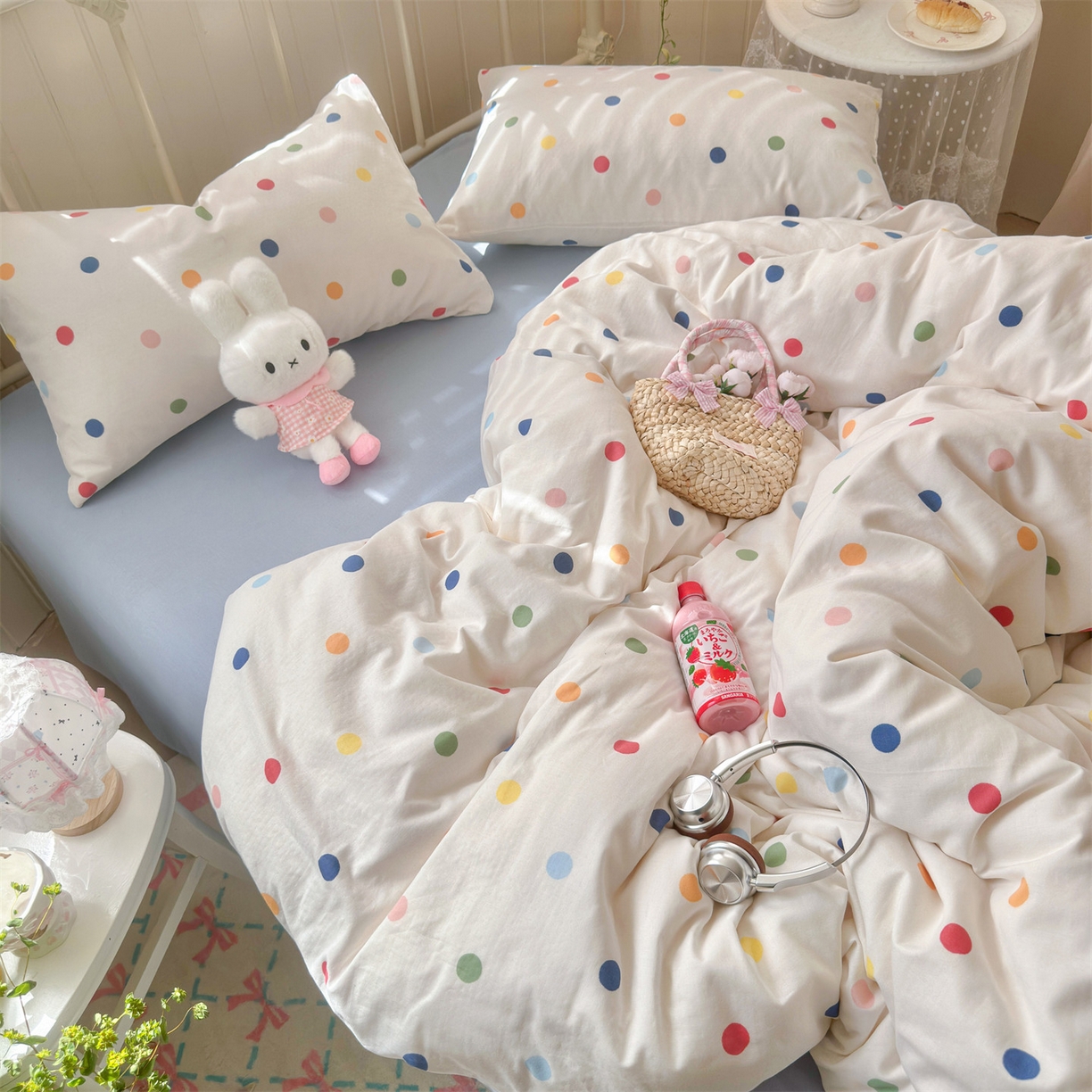 91家纺网 家纺一手货源 找家纺 （总）名兮家居 2026春夏新款全棉纯棉A类双层纱四件套