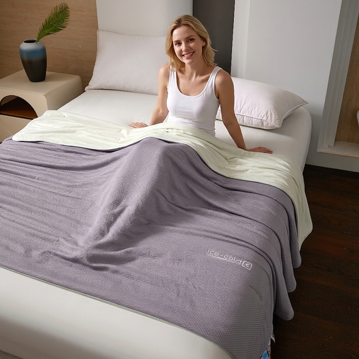 91家纺网 家纺一手货源 找家纺 （总）鸣升家纺 2026新款凉感丝提花夏被夏凉被空调被