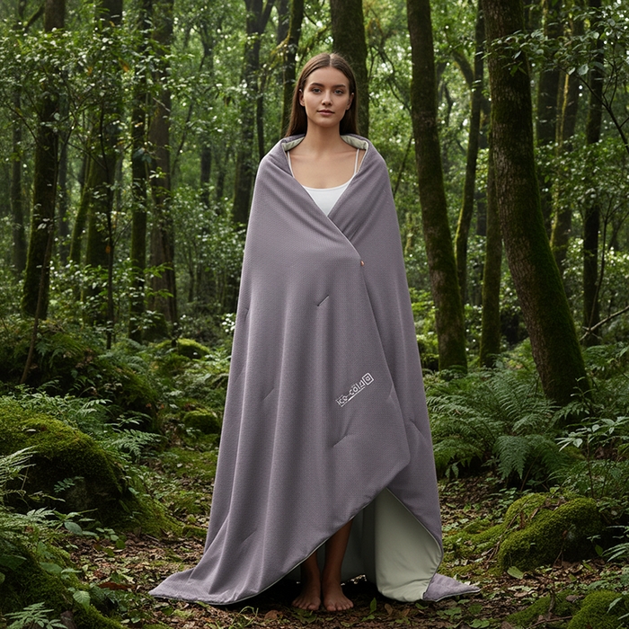 91家纺网 家纺一手货源 找家纺 鸣升家纺 2026新款凉感丝提花夏被夏凉被空调被 冰感-紫