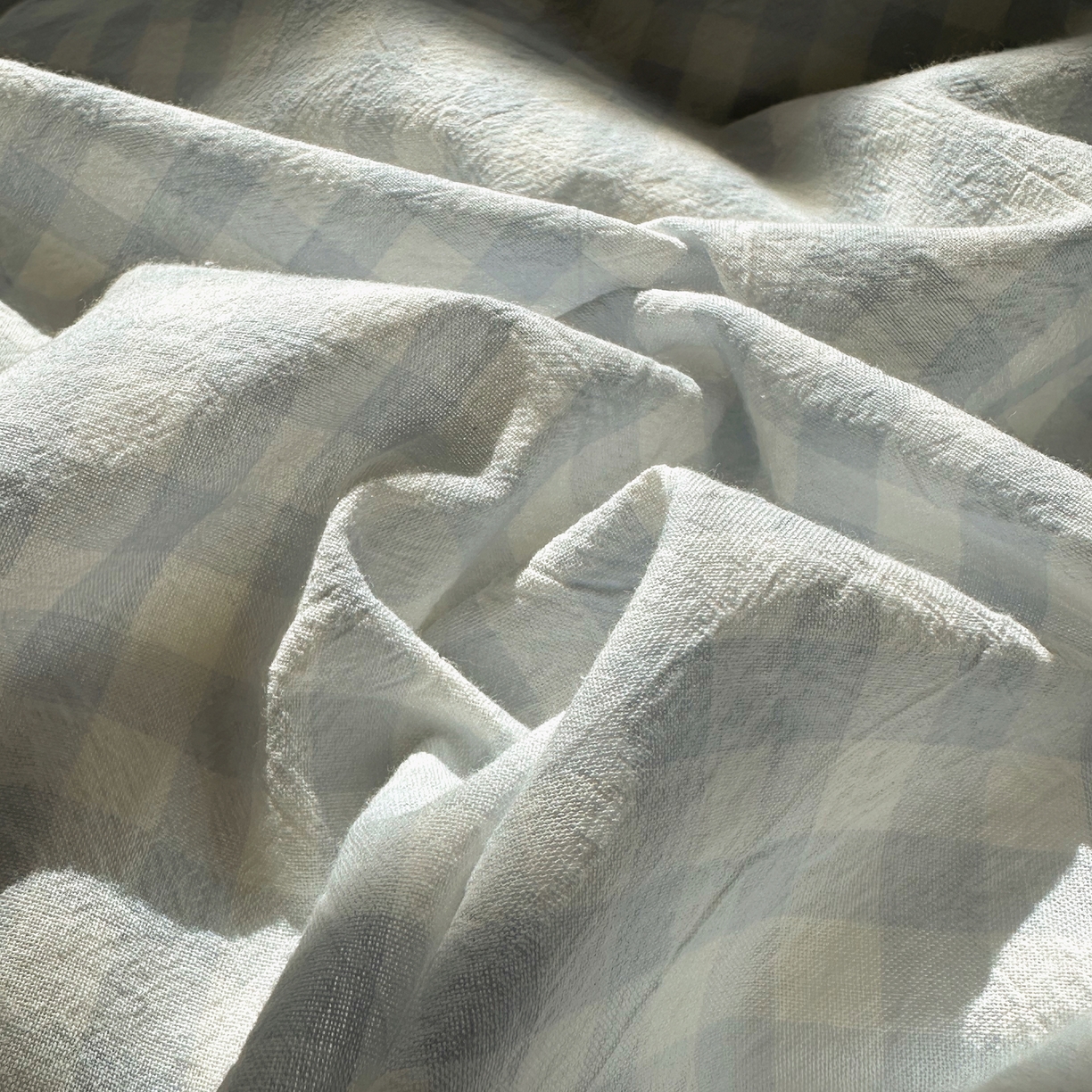 91家纺网 家纺一手货源 找家纺 首尔家纺 2026新款全棉色织水洗棉四件套花边款小红书ins风-樱桃可露丽 樱桃可露丽-蓝格