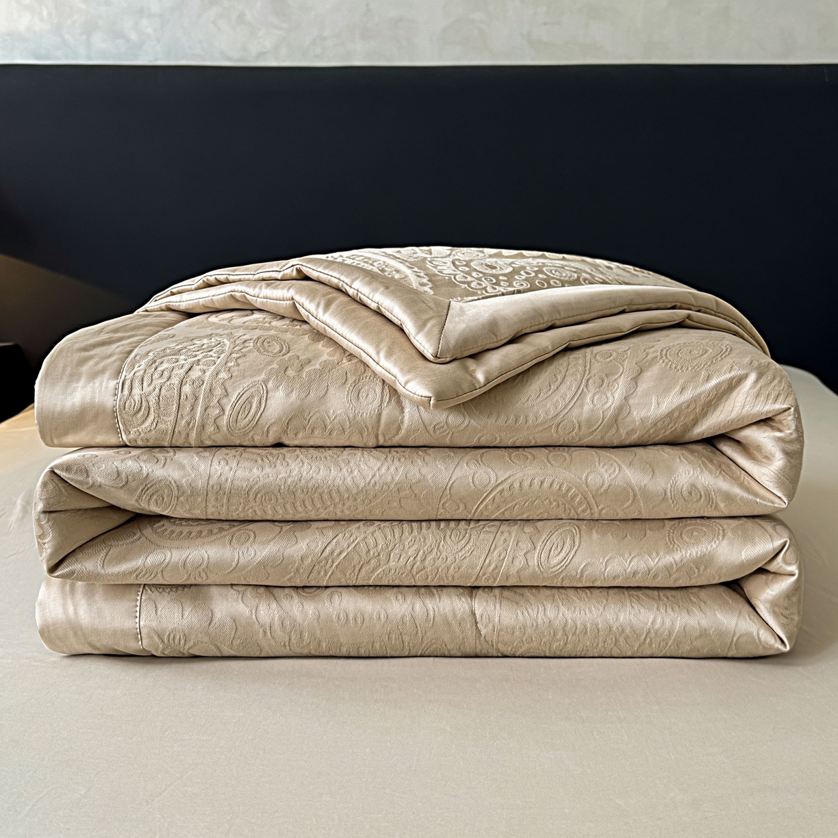 91家纺网 家纺一手货源 找家纺 （总）乐家毛巾被（工厂自产自销） 2026春夏新款全棉60S长绒棉立体厚织提花整张棉花夏被四件套单夏被枕套夏凉被空