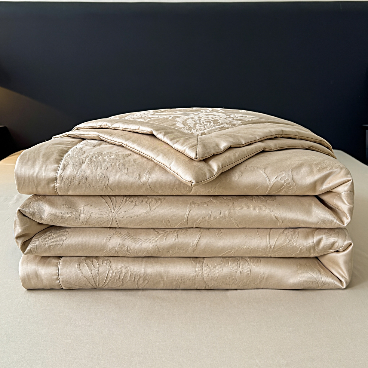 91家纺网 家纺一手货源 找家纺 （总）乐家毛巾被（工厂自产自销） 2026春夏新款全棉60S长绒棉立体厚织提花整张棉花夏被四件套单夏被枕套夏凉被空